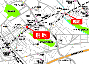 中央区八王子4丁目　新築　地図